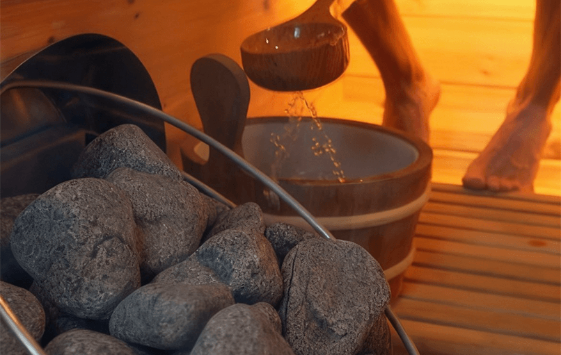 Sauna interior