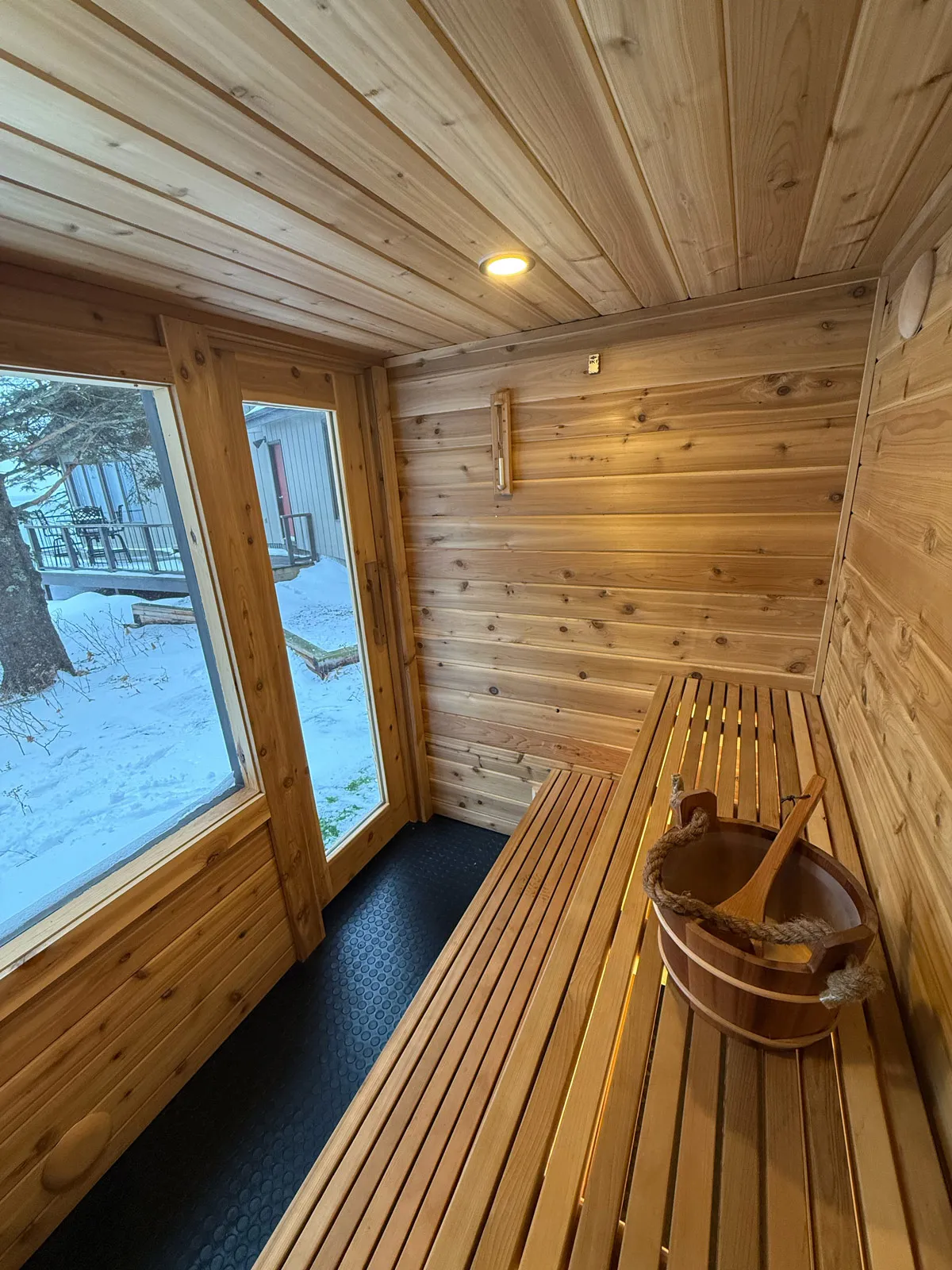 Sauna build